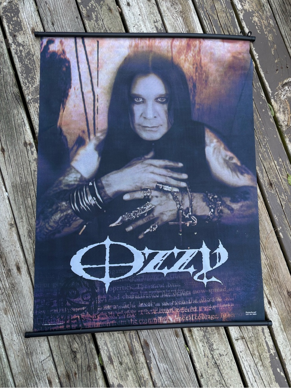 Ozzy Osbourne Fabric Poster Scroll 43x33